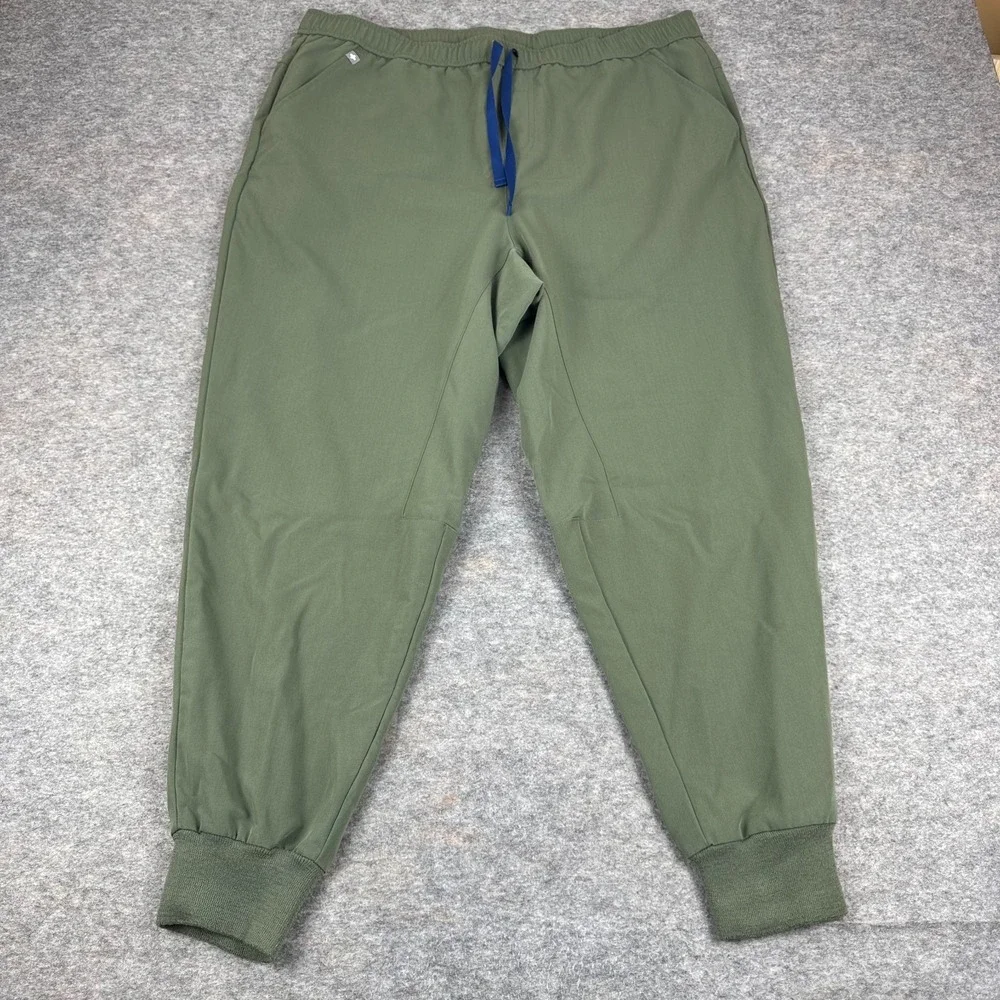 Figs Tansen Scrub Jogger Pants Green Mens XXL Short XXL/S